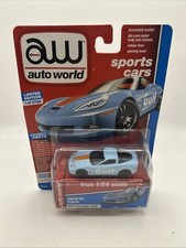 Auto World 2011 Chevy Corvette Z06, Light Blue, Gulf Racing, 1:64 NIB