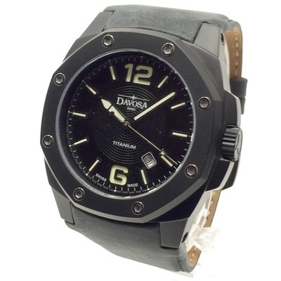 DAVOSA (like new & unworn) Titanium BLACK EDITION XXL 46mm Automatic