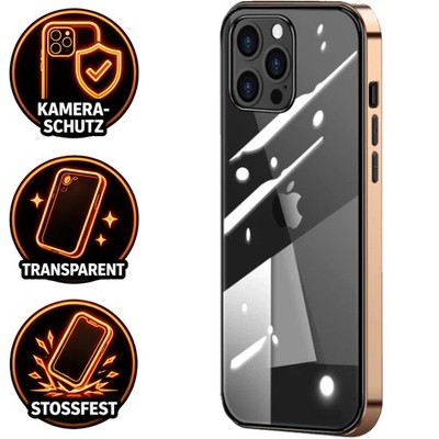 Hülle für iPhone 12 - Handyhülle Case Schutzhülle Transparent Hartschale
