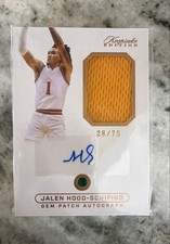 Jalen Hood-Schifino 2024 Keepsake Multi Sport Edition - relic auto /75 Gem