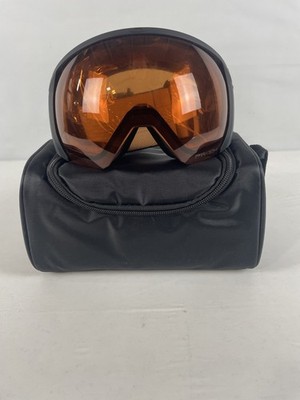 Excellent Oakley Flight Path L Snow Goggles, Matte Black Frame, PRIZM Persimmon
