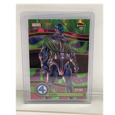 Topps Finest Marvel Fantastic 4 Kang Blacklight Uncommon Insert BL-047  /99