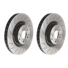 PAAR GELOCHTE BREMSSCHEIBEN VORNE FÜR MERCEDES CL500 AMG SPORT 2006-2013 350mm PAAR GELOCHTE BREMSSCHEIBEN VORNE FÜR MERCEDES CL500 AMG SPORT 2006-2013 350mm