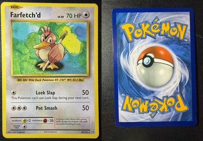 FARFETCH'D 68/108 EVOLUTIONS REVERSE HOLO POKEMON NEAR MINT