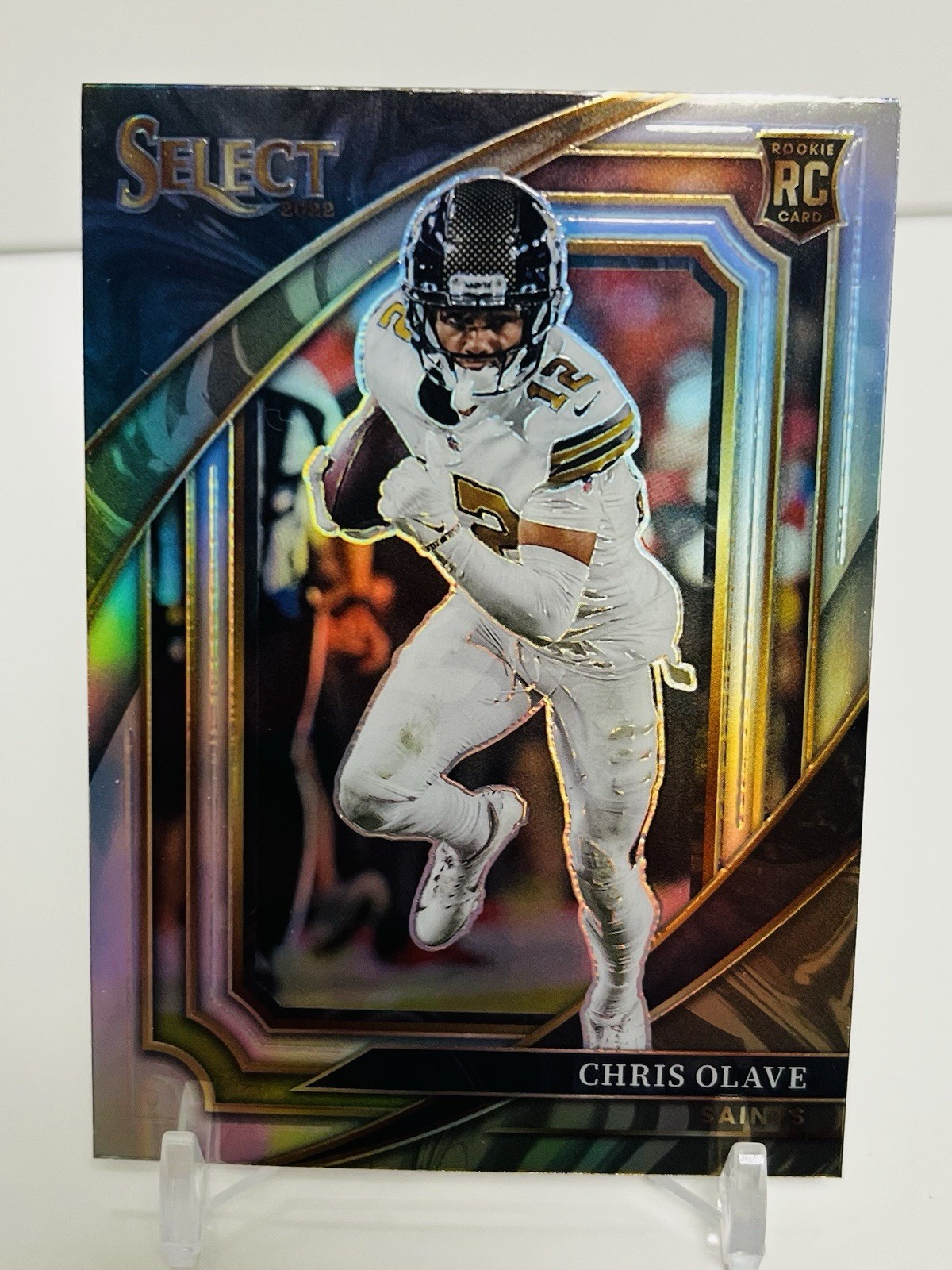 2022 Panini Select - Chris Olave Suite Level Silver Prizm (RC)