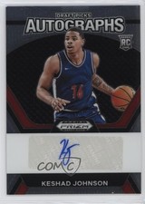 2024-25 Panini Prizm Draft Picks Keshad Johnson #DPA-KDJ Auto 1k7d