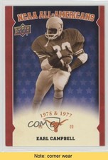 2011 University of Texas NCAA All-Americans Earl Campbell #AA-EC HOF READ m5x