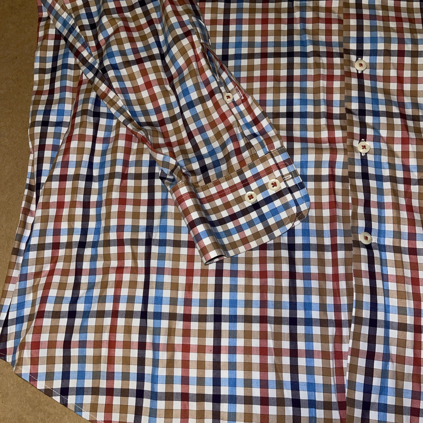 Peter Millar Button Down Collared Dress Shirt XXL… - image 6
