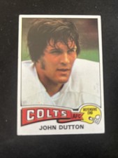 1975 Topps Rookie Card #501 John Dutton Baltimore Colts ExNm Free Shipping!