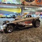Hot Wheels VTG 1997 Silver SUPER COMP DRAGSTER #4  1:64 -  Loose