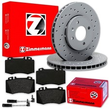 Zimmermann BREMSSCHEIBEN 312mm + BELÄGE VORNE passend für MERCEDES S-KLASSE W220