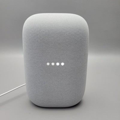Google Nest Audio Smart Speaker Chalk GXCA6 with Power Adapter - Great Condition