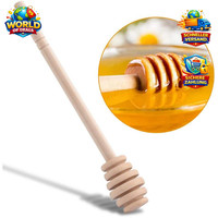 HoniglöFfel Holz 50 StüCk Mini HonigstäBchen 8-16Cm FüR HoniggläSer Haushalt