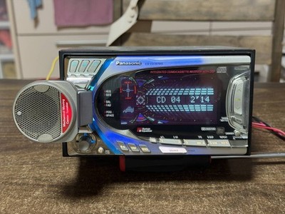 Panasonic CQ-VX707MSD 2DIN CD MD Cassette AUX Receiver Car Audio