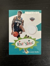 2019-20 Panini NBA Hoops Rise N Shine Memorabilia Nickeil Alexander-Walker RC
