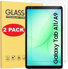  2 Pack Samsung Galaxy Tab A11 / A9 5G 8.7" Screen Protector Tempered Glass