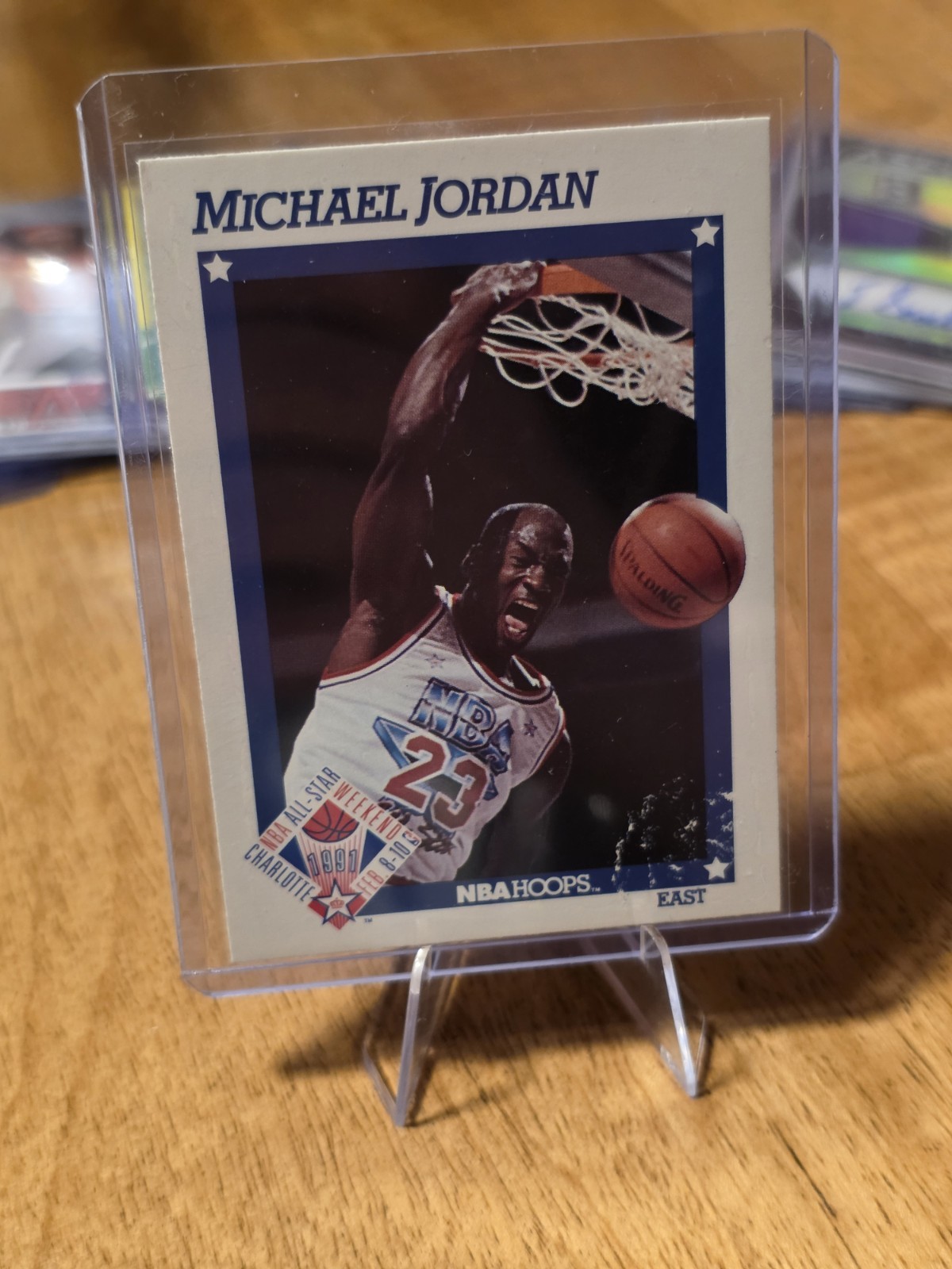 1991 NBA Hoops Michael Jordan #253 All-Star Chicago Bulls Basketball Card