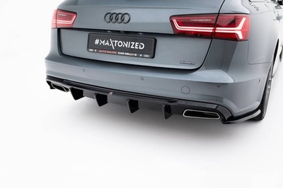 Heckdiffusor für Audi S6 / A6 S-Line / A6 /Limousine / Avant C7 Facelift mit ABE