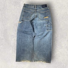 Vintage Southpole Jeans Mens Size 38x29 Blue Carpenter Baggy Wide Leg Skater Y2K