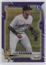 2021 Bowman Chrome Purple Refractor 149/250 Kevin Newman #65 0s55