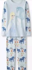 Brand New Hanna Andersson Disney Elsa Frozen Pajamas Sz 130 Sz 8