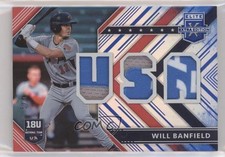 2018 Panini Elite Extra Edition USA Materials Blue 5/5 Will Banfield hg6