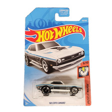 2019 Hot Wheels #181 Muscle Mania 6/10 '68 COPO CAMARO White w/MC5-5 Spokes