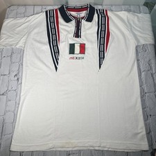 90s 1994 France98 By Adidas Mexico World Cup Polo Shirt Mens XL Soccer Vintage