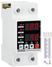 Adjustable Voltage Protector 110V 220V, Low/High Voltage Cutoff