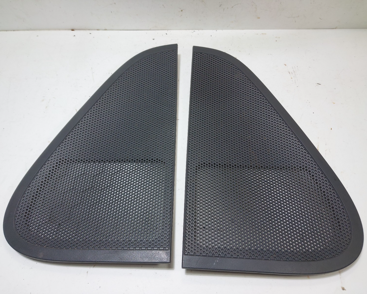 2004-2008 Ford F-150 Door Panel Speaker Cover PAIR Gray - With