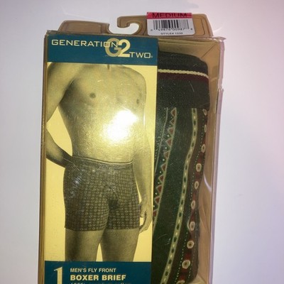 Vintage 100% COTTON Shrinkage Controlled BOXER BRIEF  GENERATION G2 USAMADE SZ:M