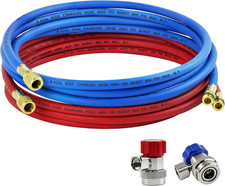 10ft 34722 Hose Set For Robinair Hvac Hoser134a Manual Replacement Coupler Re 10ft 34722 Hose Set For Robinair Hvac Hoser134a Manual Replacement Coupler Re