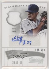 2014 Panini Classics Silver Jerseys 8/299 Roenis Elias #93 Auto 02q4