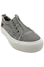 Blowfish Malibu Kid's Girl Sadie-k Sneakers Lunar Rock Smoked Canvas