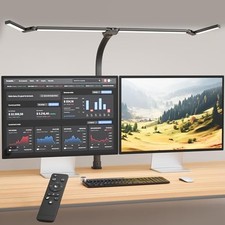Office Home Desk Lamp,24W Super Bright Eye-Care Desk Lamp,Adjustable Large
