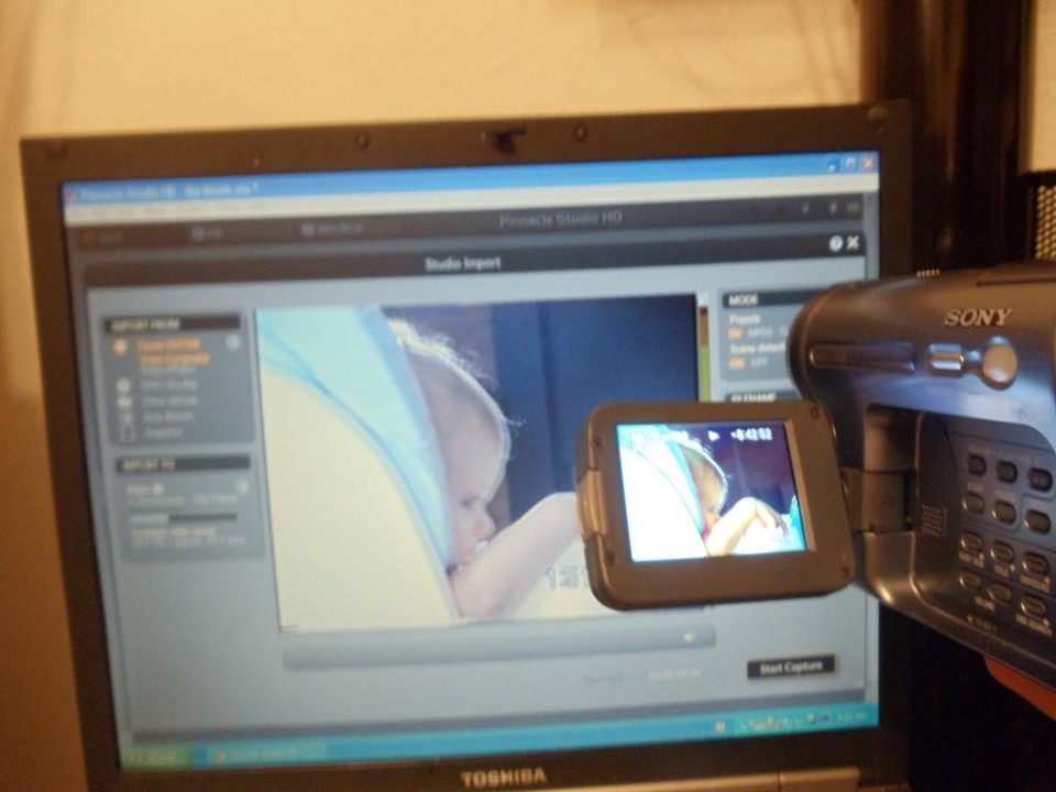 Video Camera Tape CONVERTER To Digital (DVD Sony HandyCam RCA DVC Hi8