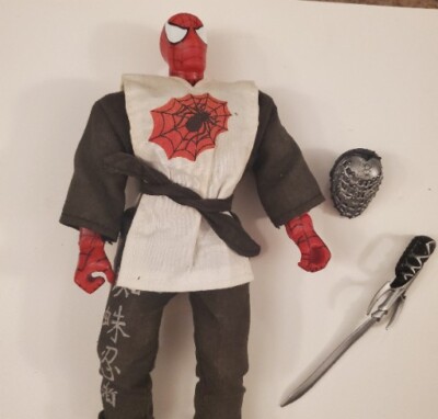 Spider-Man スパイダーマン 396 - SpiderMan Adventure Hero Ninja Figure Toy Biz 2000 10.5