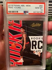 ~PSA 10 POP 4 CONDITION SENSITIVE TOUGH ABSOLUTE MEMORABILIA TRAE YOUNG 2018 RC