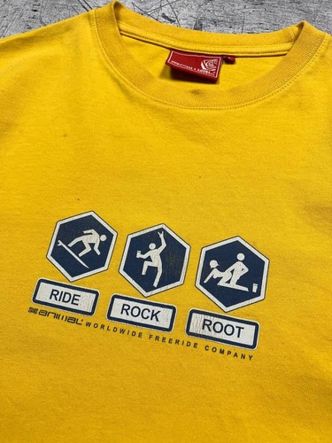 Vintage 90s Animal Skate Skateboard Ride Rock Root T-Shirt Tee Size XL - Picture 4 of 12