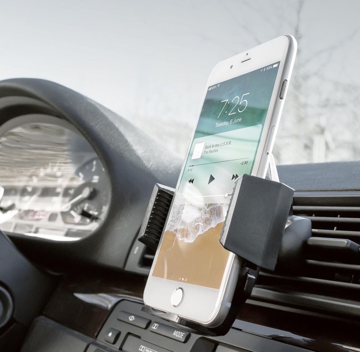 Support Smartphone Voiture Mobilefox - Clip Ventilation - Universel Réglable - Neuf