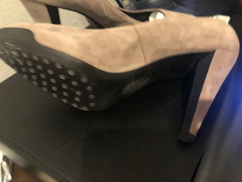 TOD'S beigegraue Wildleder-Pumps konischer Absatz EUR41/US11 Einzelhandel $ 590+ - Bild 3 von 5