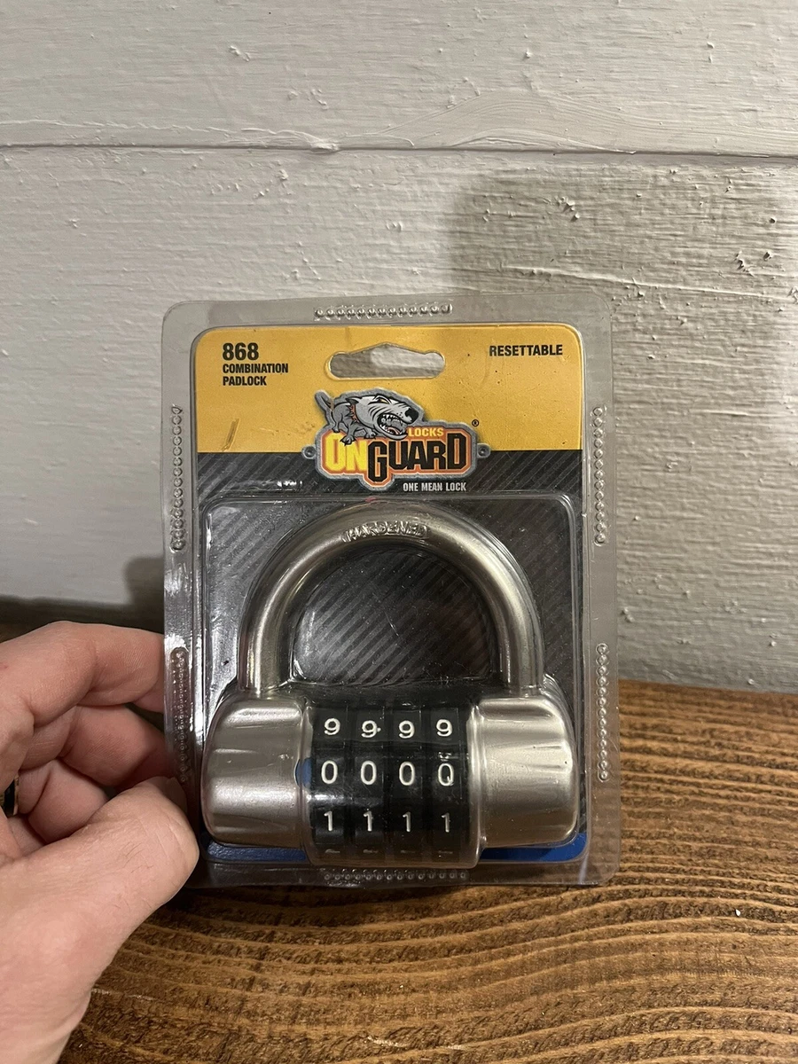 OnGuard Heavy Duty combination lock Hardened steel padlock