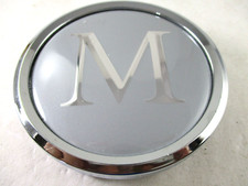 Mandrus M Unknown Silverchrome Custom Wheel Center Cap C-366-1 For 1 Cap