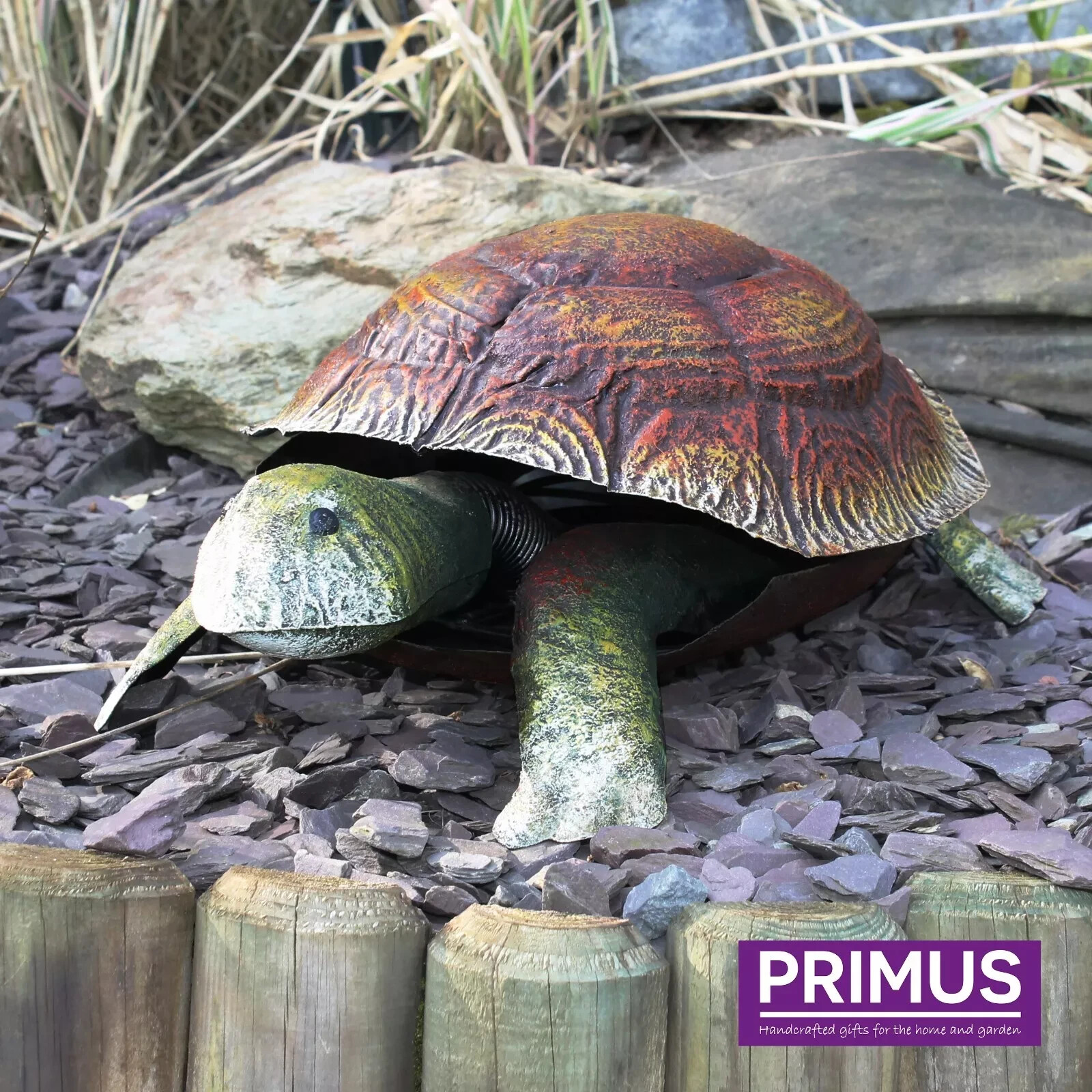 Primus Metal Turtle Garden Ornament