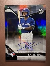 2021 Bowman Platinum Dasan Brown Prospect Auto TOP-99
