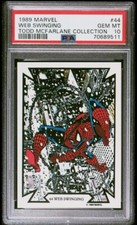 SPIDER-MAN #44 PSA 10 1989 Marvel TODD MCFARLANE - Web Swinging GEM MINT 