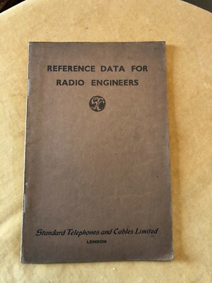 Reference Data For Radio Engineers - paperback 1940s - Standard Telephones (B08)