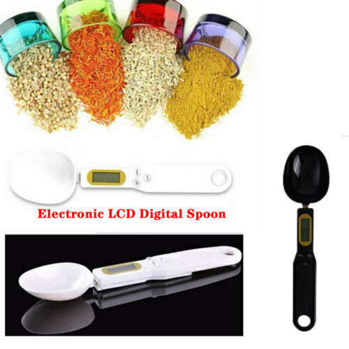 Digital Measuring Spoon Electronic Food Weight Scale LCD Display Kitchen Tool - Picture 1 of 16