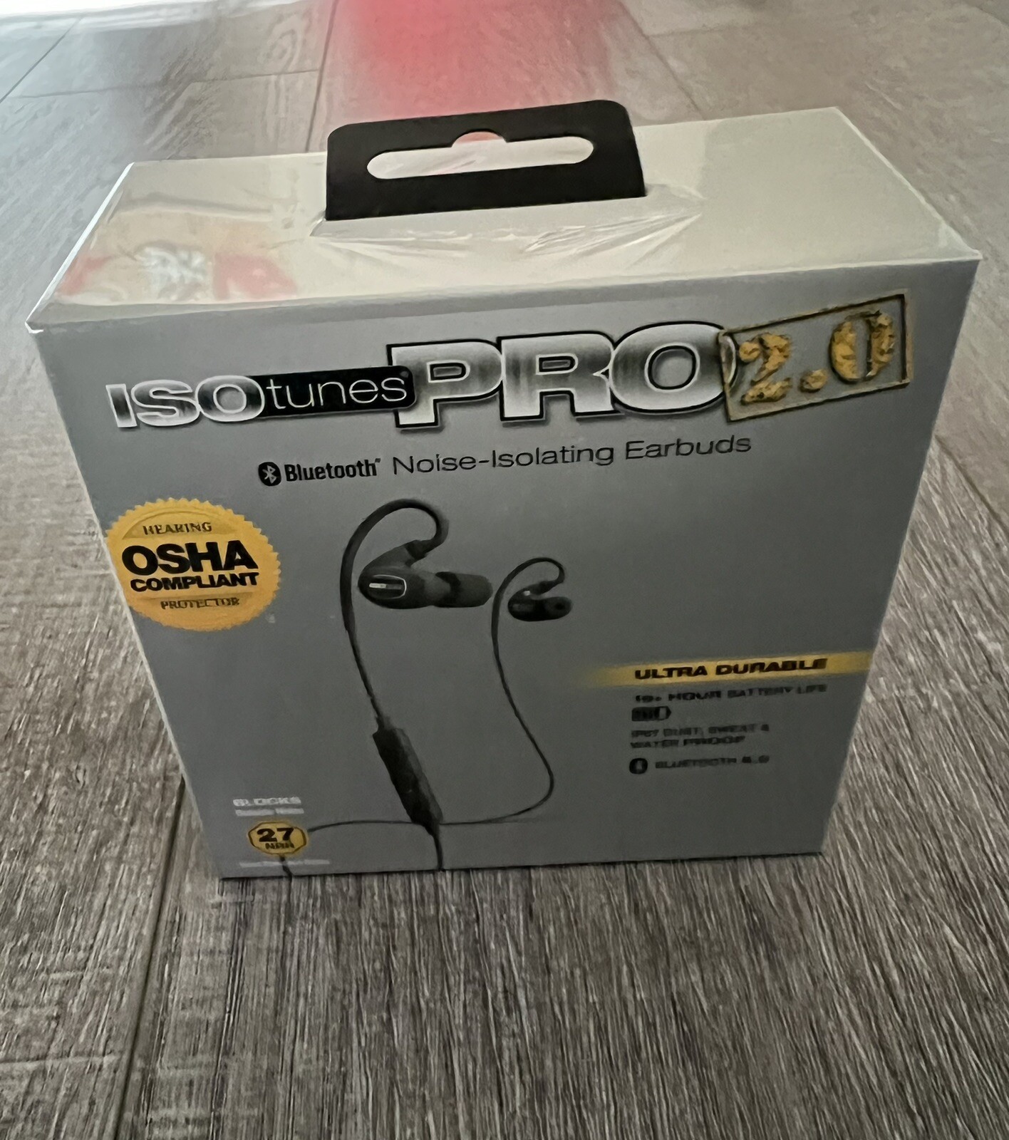 Elgin Rumble ISOtunes PRO Noise Isolating Bluetooth Earbuds, 27 DB