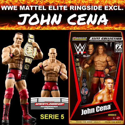 WWE MATTEL ELITE RINGSIDE EXCLUSIVE JOHN CENA WRESTLING ACTION FIGUR  - SERIE 5